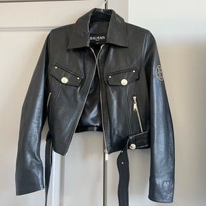 100% authentic leather biker jacket